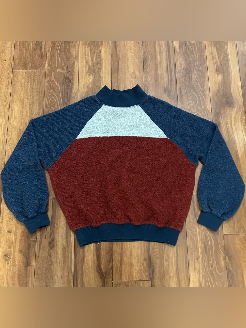Prana Vintage Retro Inspired Flint Pullover Women Medium Sweatshirt Campcore